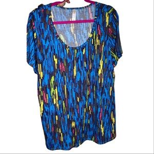 Colorful LulaRoe Classic SS Tee